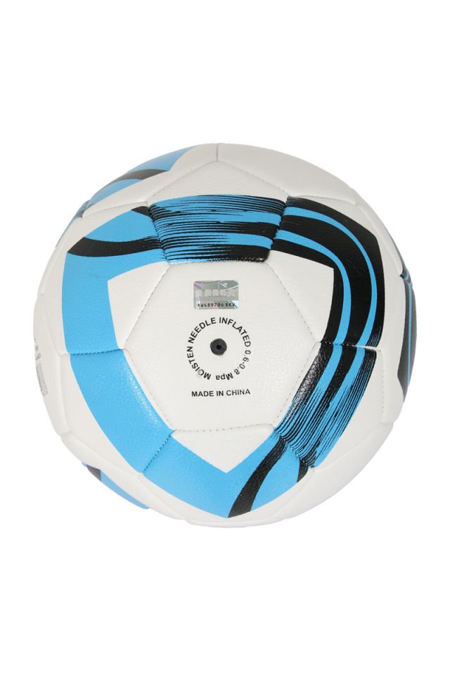 New Futbol Topu Beyaz Siyah Mavi No 5