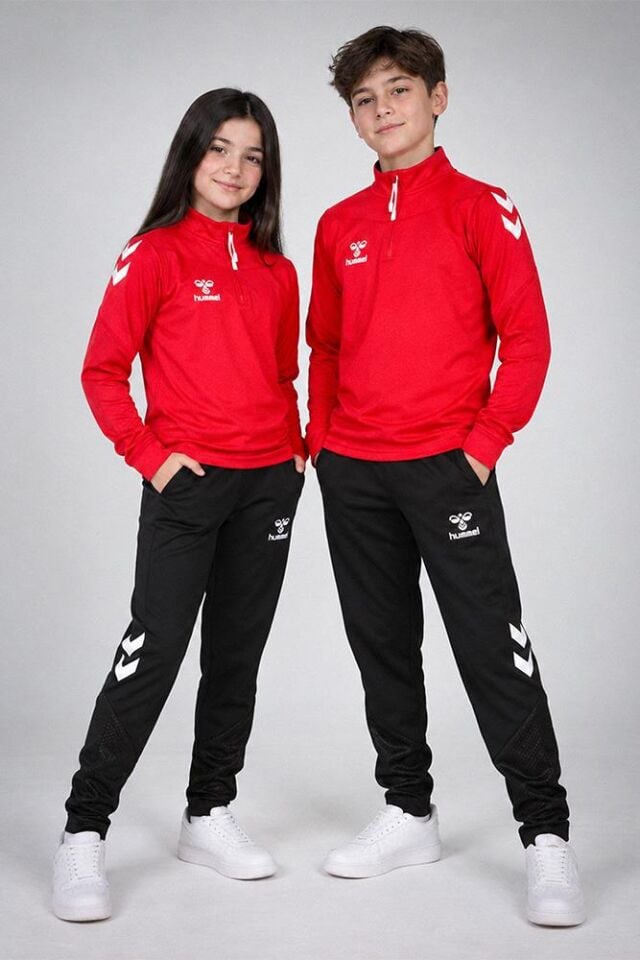 Hummel Oregon Çocuk Antrenman Eşofman Üstü Kırmızı