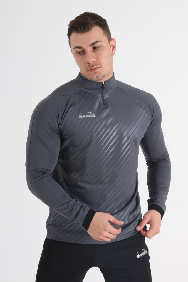 Diadora Elite Antrenman Eşofman Üstü Antrasit