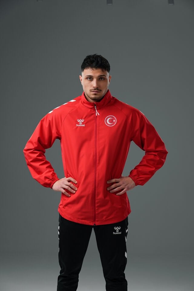 Hummel Line Milli Takım Yağmurluk Kırmızı
