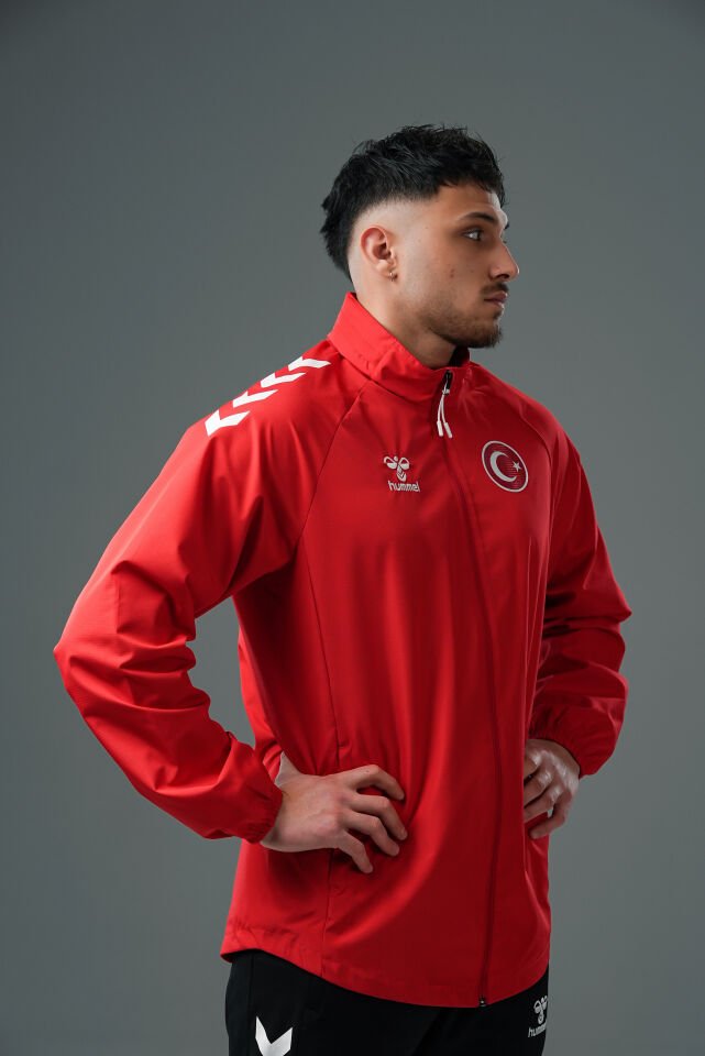 Hummel Line Milli Takım Yağmurluk Kırmızı