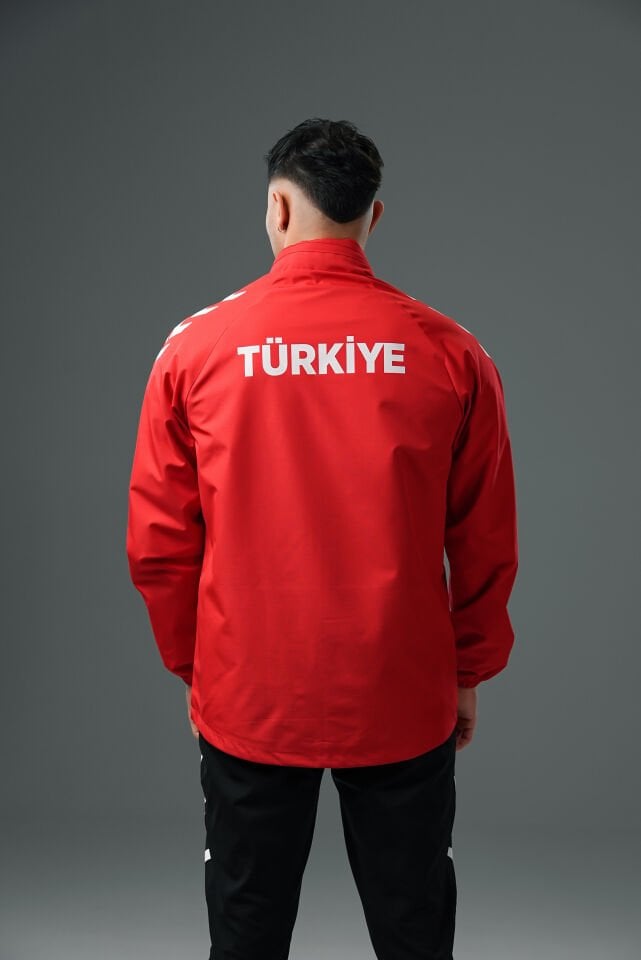 Hummel Line Milli Takım Yağmurluk Kırmızı