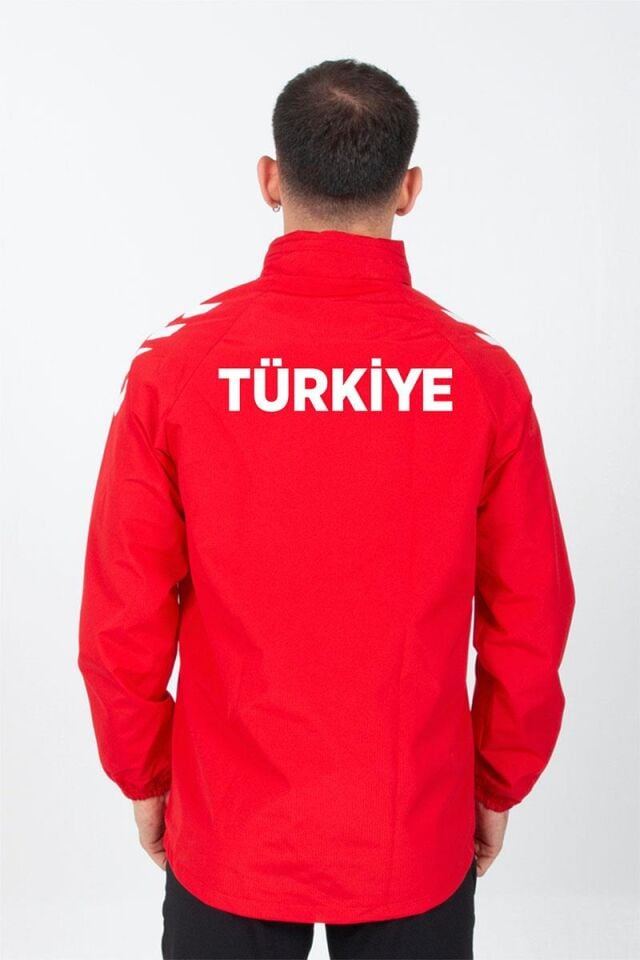 Hummel Line Milli Takım Yağmurluk Kırmızı