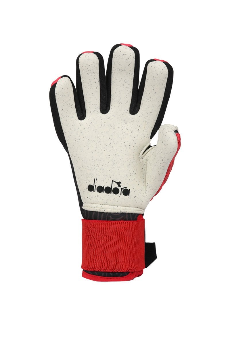 Diadora Supergrip Finger 2 Kaleci Eldiveni(DG-301) Siyah-Kırmızı