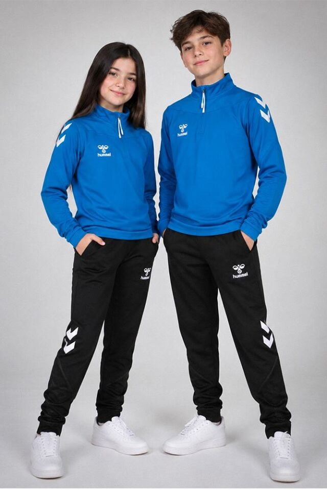 Hummel Oregon Çocuk Antrenman Eşofman Üstü Saks Mavi