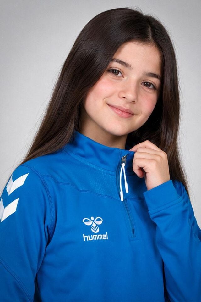 Hummel Oregon Çocuk Antrenman Eşofman Üstü Saks Mavi