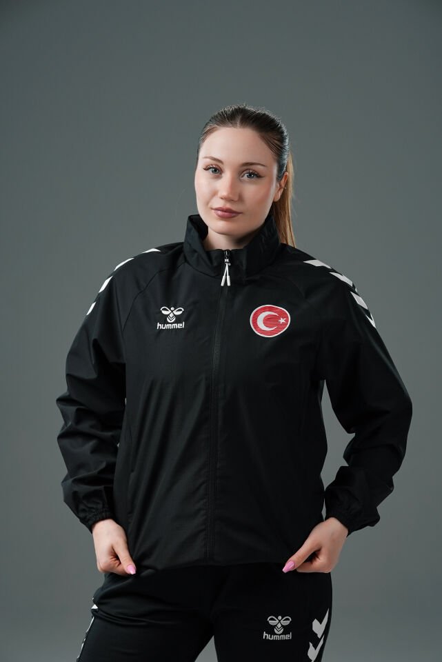 Hummel Line Milli Takım Yağmurluk Siyah