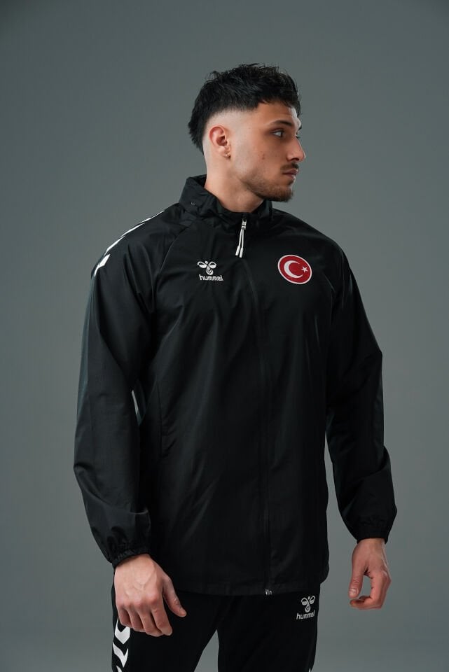 Hummel Line Milli Takım Yağmurluk Siyah