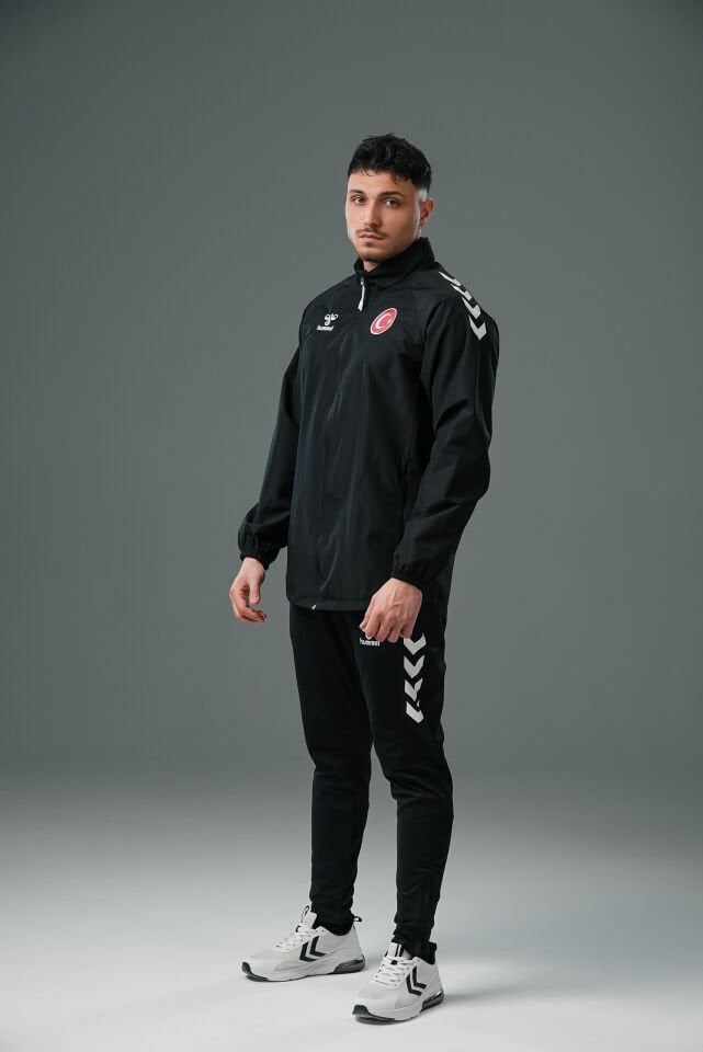 Hummel Line Milli Takım Yağmurluk Siyah