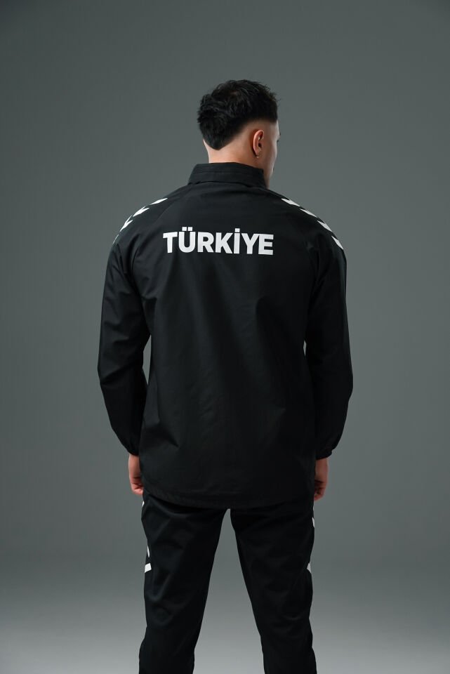 Hummel Line Milli Takım Yağmurluk Siyah