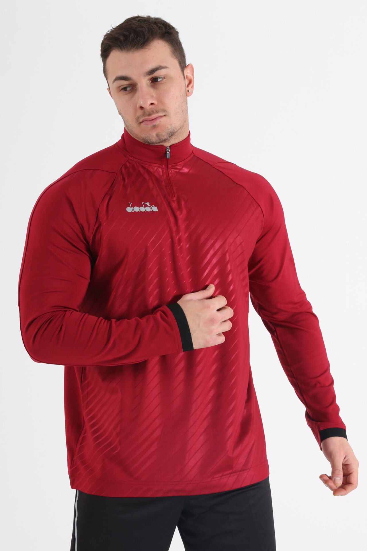 Diadora Elite Antrenman Eşofman Üstü Bordo