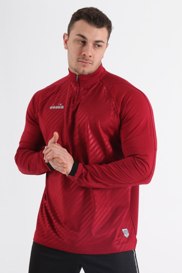 Diadora Elite Antrenman Eşofman Üstü Bordo