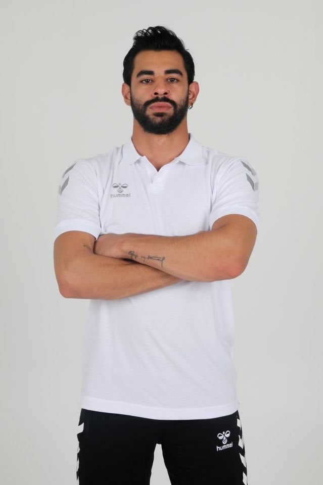 Armin Pamuklu Polo Yaka Tişört Beyaz