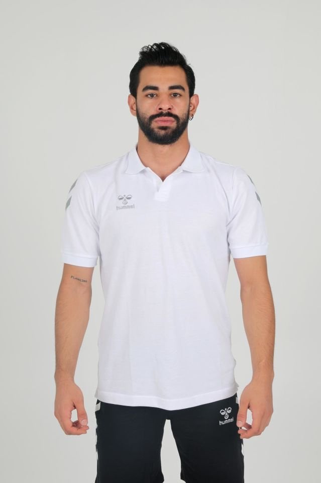 Armin Pamuklu Polo Yaka Tişört Beyaz