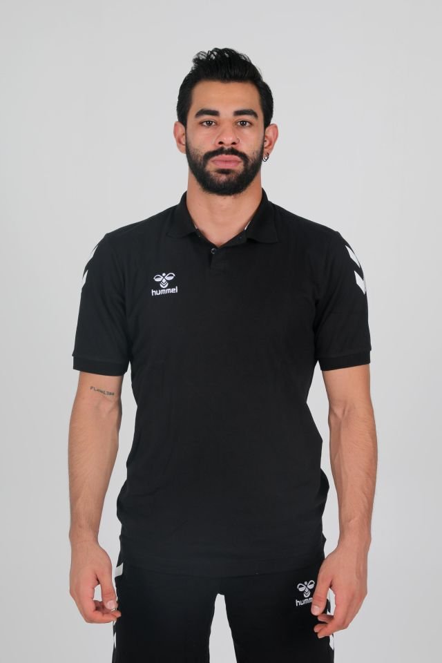 Armin Pamuklu Polo Yaka Tişört Siyah