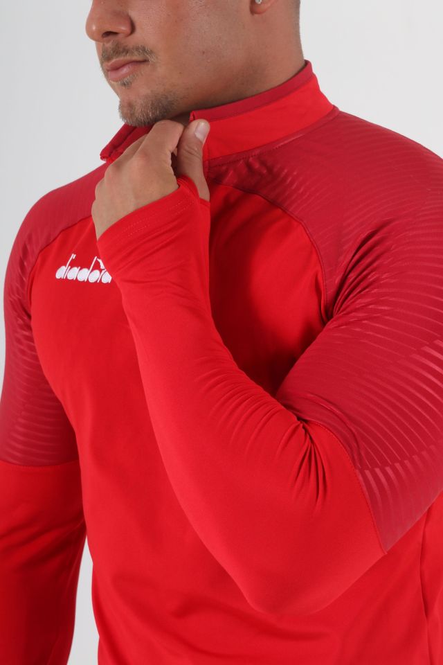 Premium Antrenman Eşofman Üstü Kırmızı