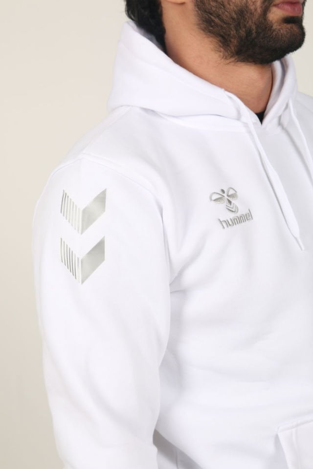 Armin Pamuklu Hoodie Beyaz