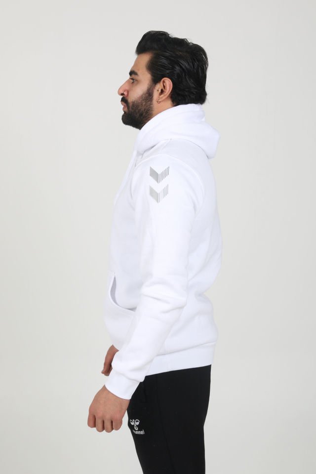 Armin Pamuklu Hoodie Beyaz