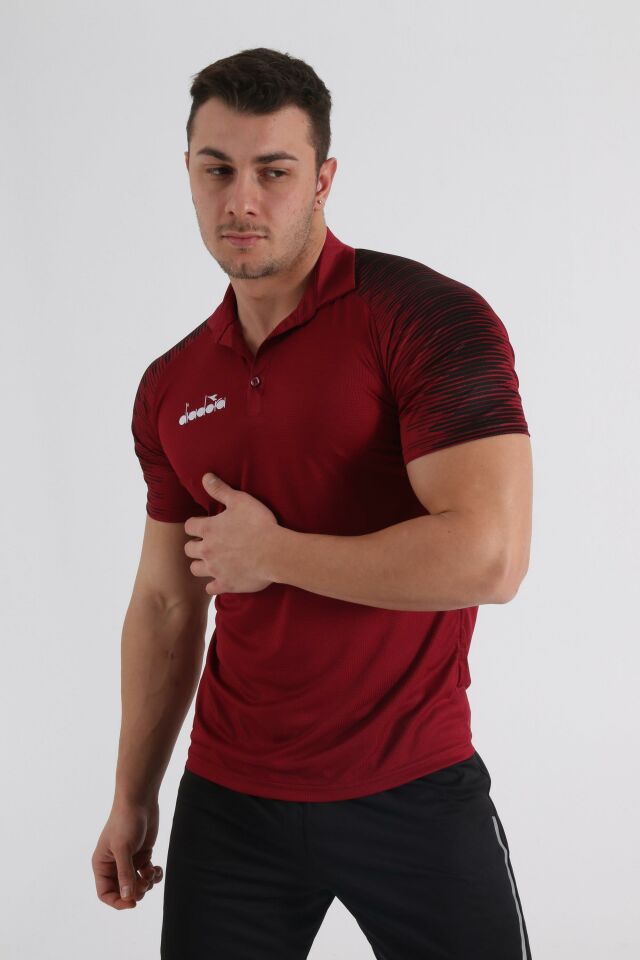 Ritim Kamp Polo Tişört Bordo