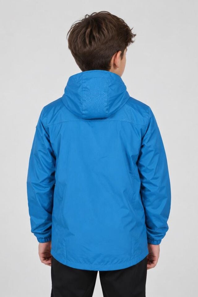 Hummel Oregon Çocuk Yağmurluk Saks Mavi