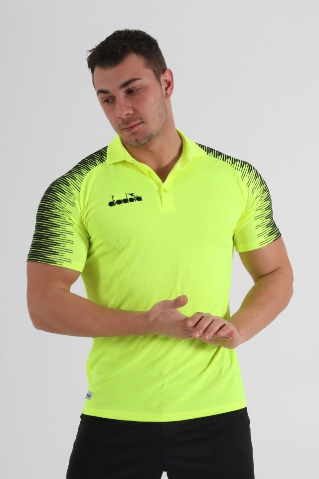 Ritim Kamp Polo Tişört Neon Sarı