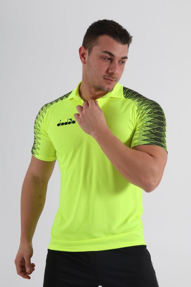 Ritim Kamp Polo Tişört Neon Sarı