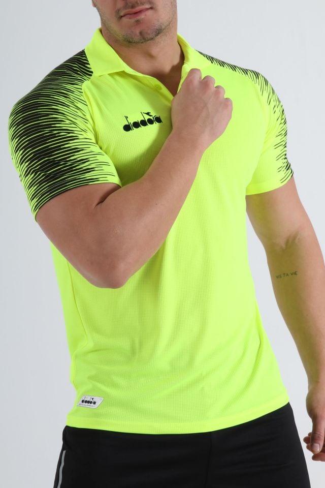 Ritim Kamp Polo Tişört Neon Sarı