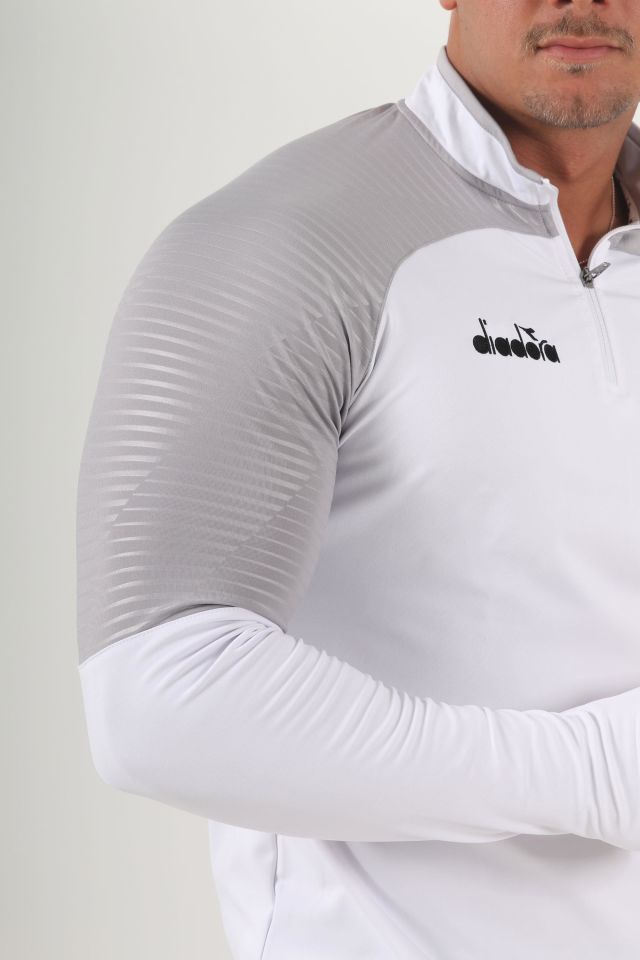 Premium Antrenman Eşofman Üstü Beyaz