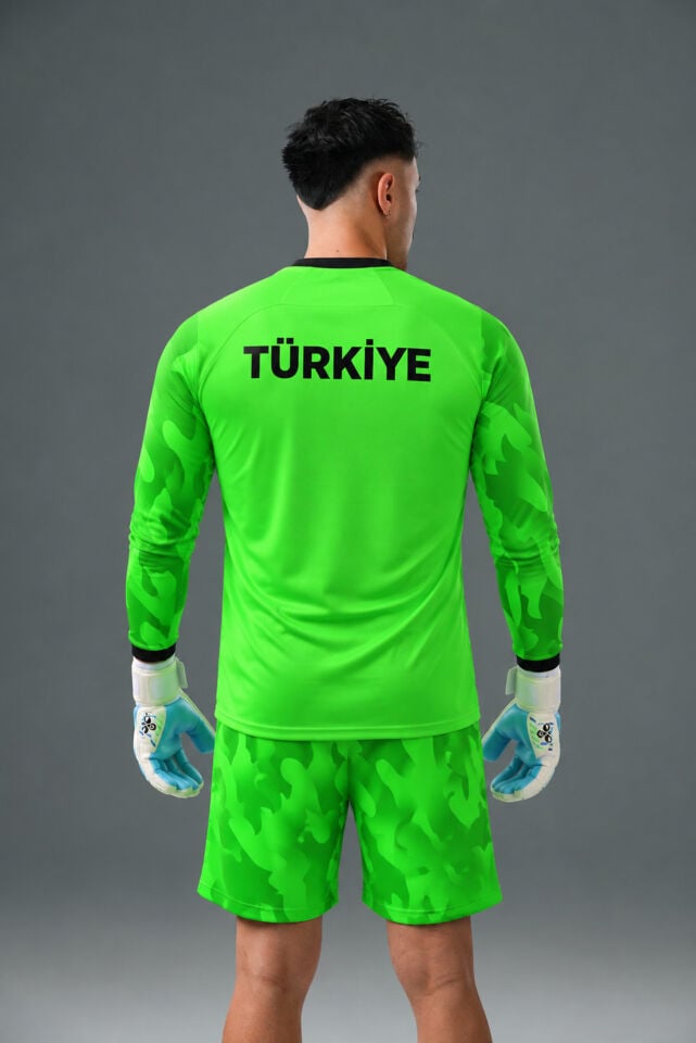Elegance Milli Takım Kaleci Forma Takımı Neon Yeşil