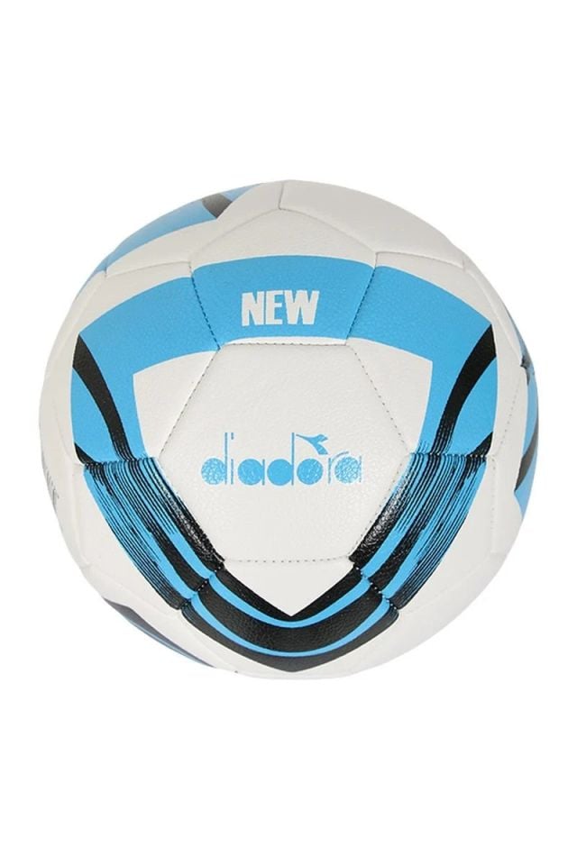 New Futbol Topu Beyaz Siyah Mavi No 4