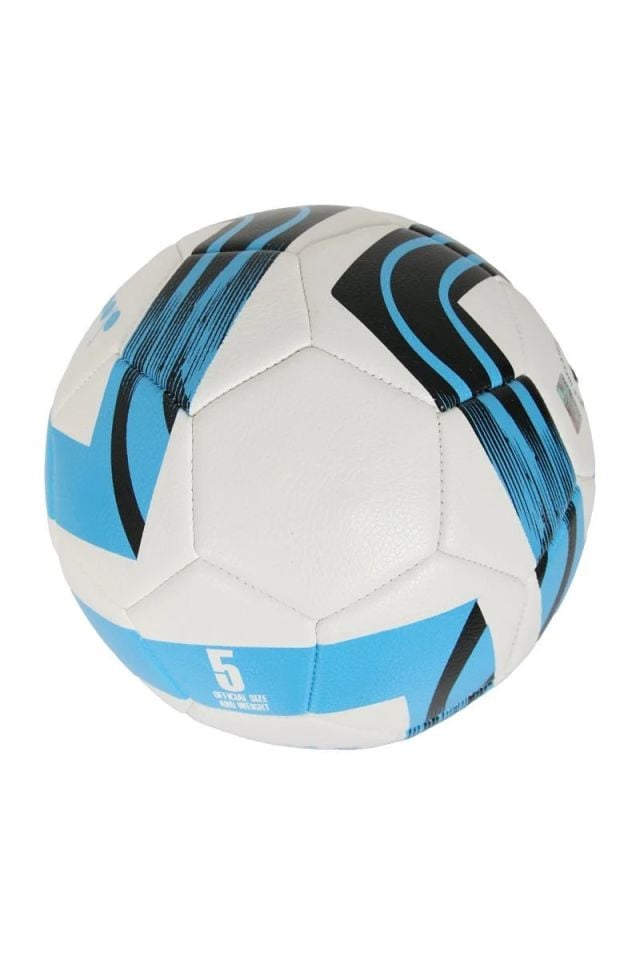 New Futbol Topu Beyaz Siyah Mavi No 4