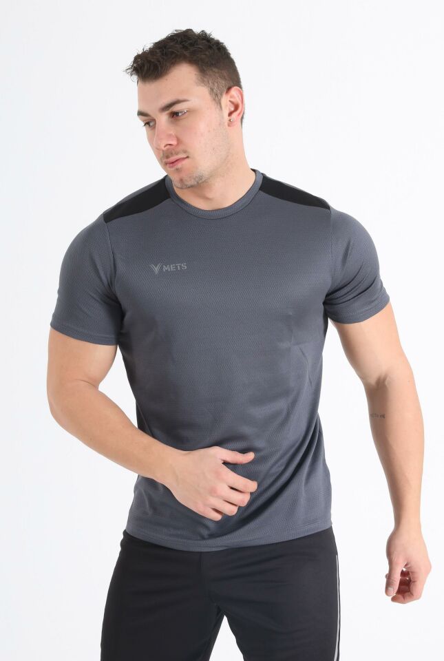 Mets Strike Antrenman T-Shirt Antrasit