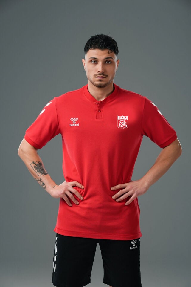 Armin Pamuklu Bebe Yaka Tişört Kırmızı Sivasspor