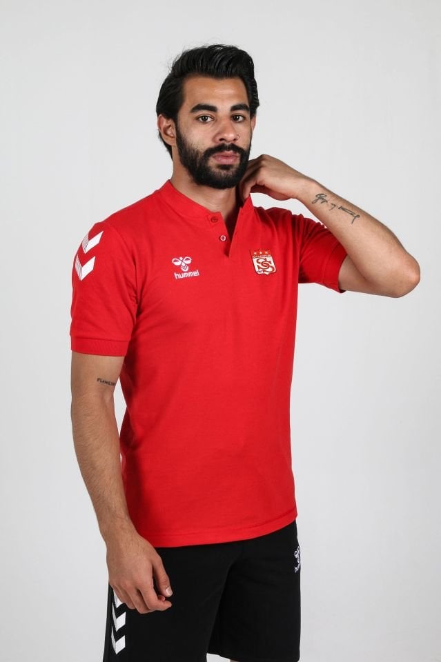 Armin Pamuklu Bebe Yaka Tişört Kırmızı Sivasspor