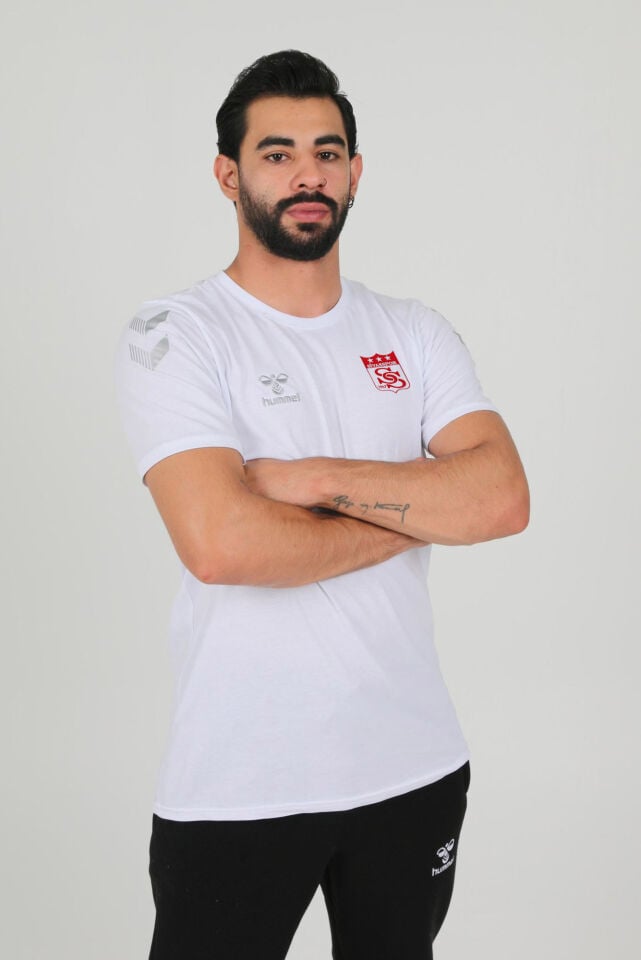 Armin Pamuklu Antrenman Tişört Beyaz Sivasspor