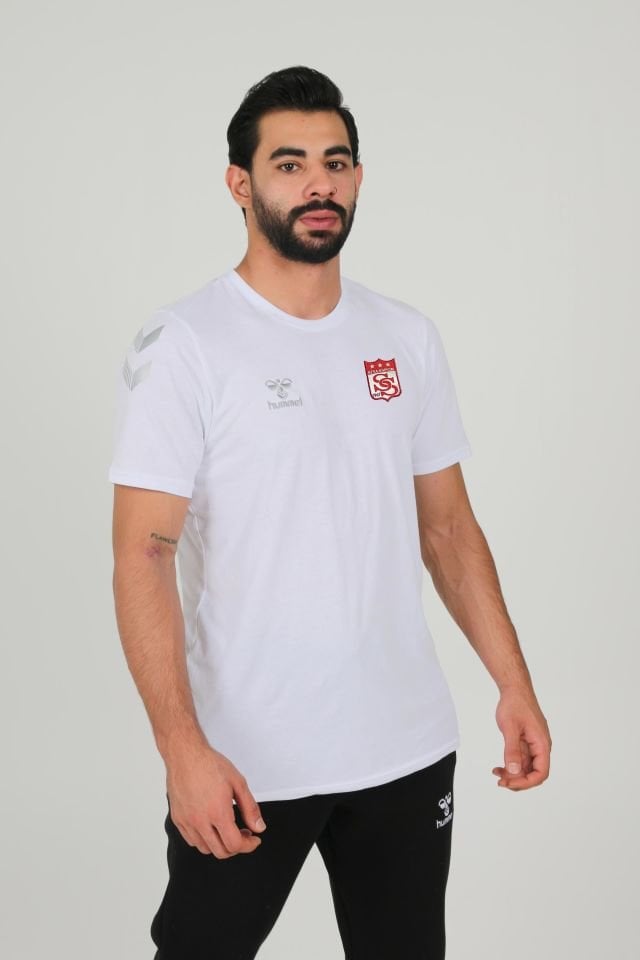 Armin Pamuklu Antrenman Tişört Beyaz Sivasspor