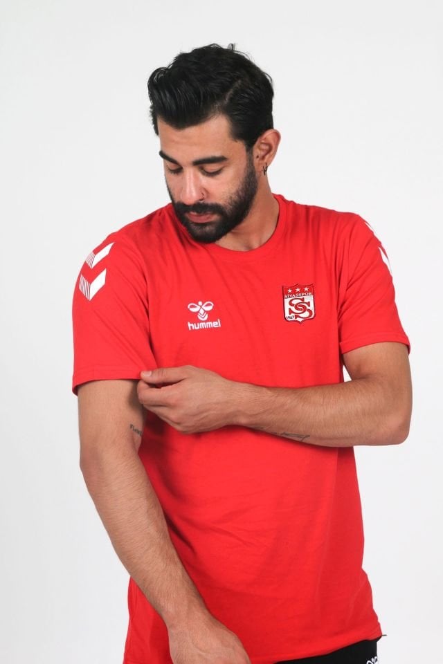 Armin Pamuklu Antrenman Tişört Kırmızı Sivasspor