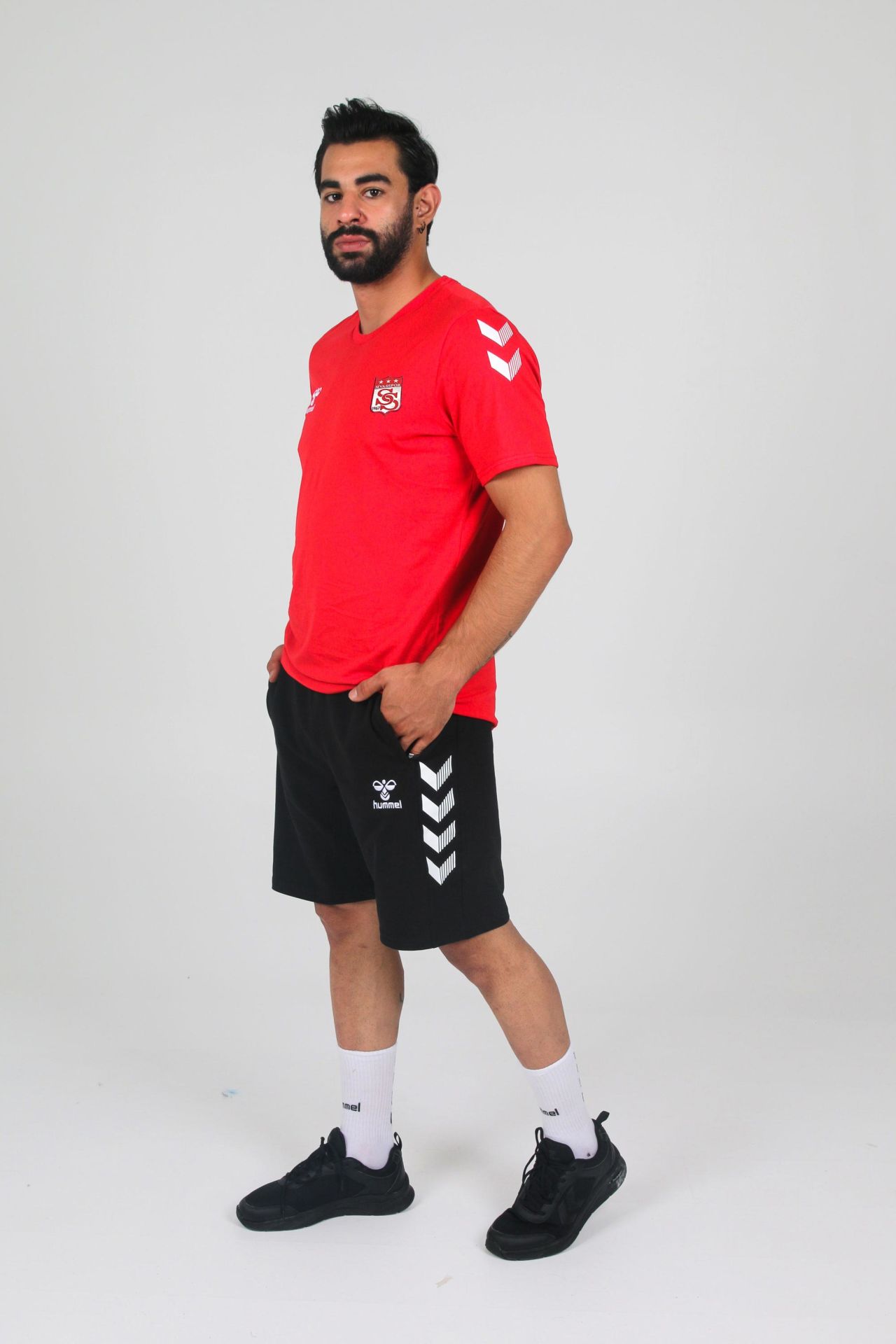 Armin Pamuklu Antrenman Tişört Kırmızı Sivasspor
