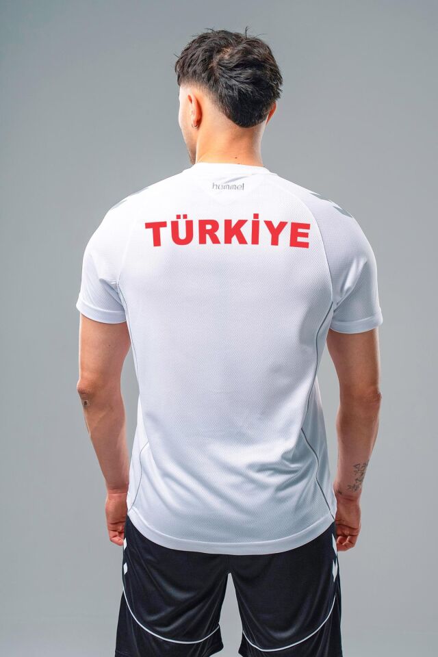 Hummel Target Milli Takım Antrenman Tişört Beyaz
