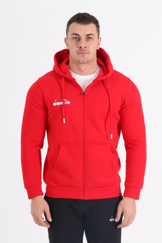 İmola Kapüşonlu Sweatshirt Kırmızı
