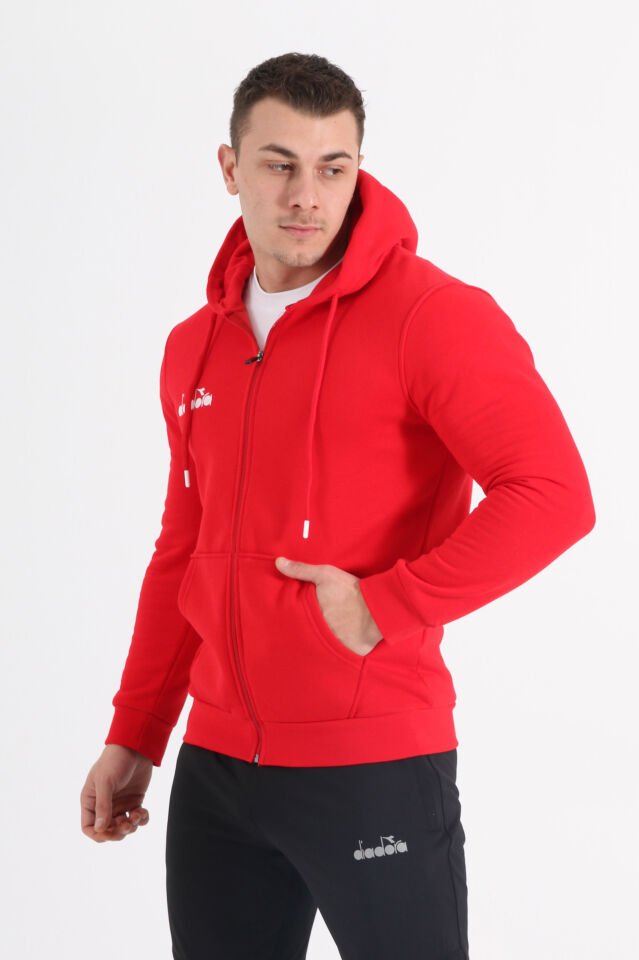 İmola Kapüşonlu Sweatshirt Kırmızı