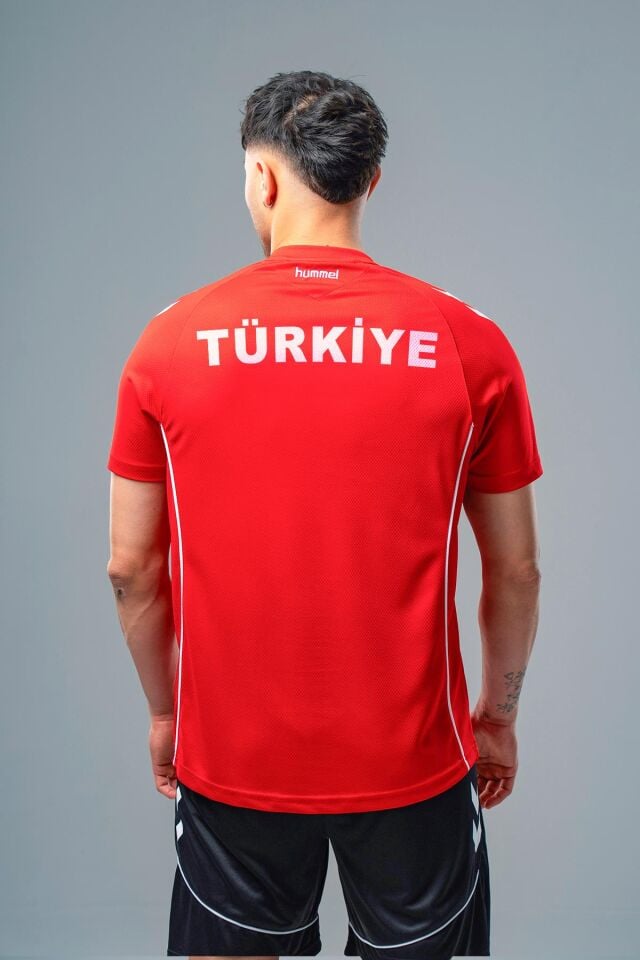 Hummel Target Milli Takım Antrenman Tişört Kırmızı