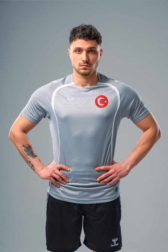 Hummel Target Milli Takım Antrenman Tişört Gri