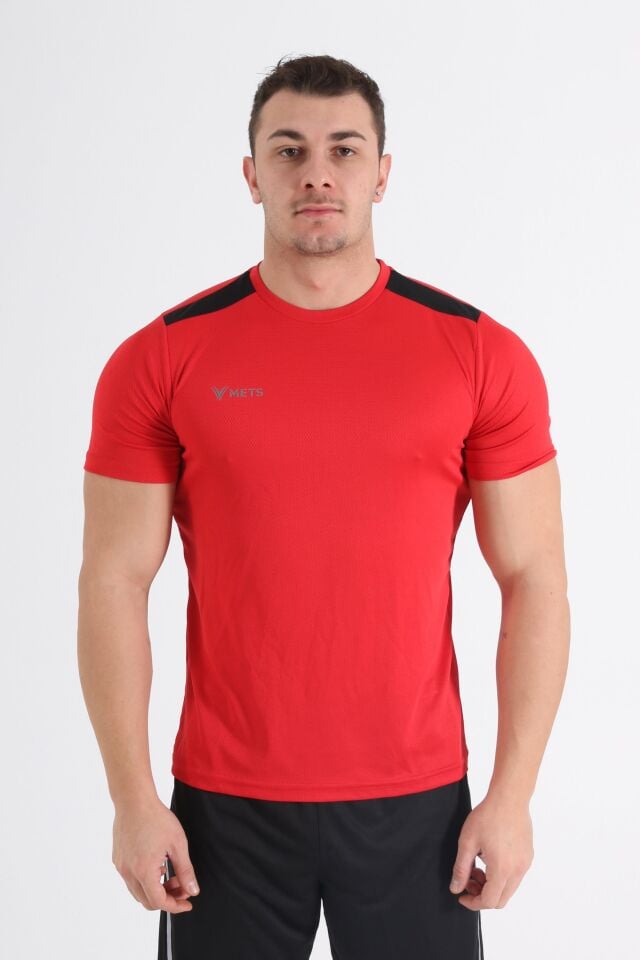 Mets Strike Antrenman T-Shirt Kazayağı Kırmızı