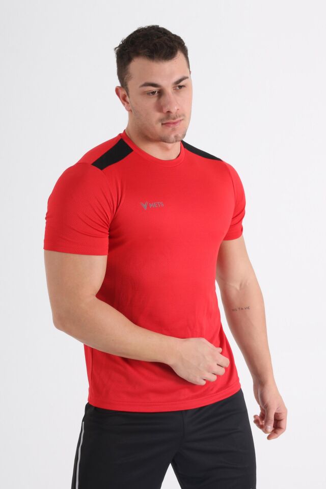 Mets Strike Antrenman T-Shirt Kazayağı Kırmızı