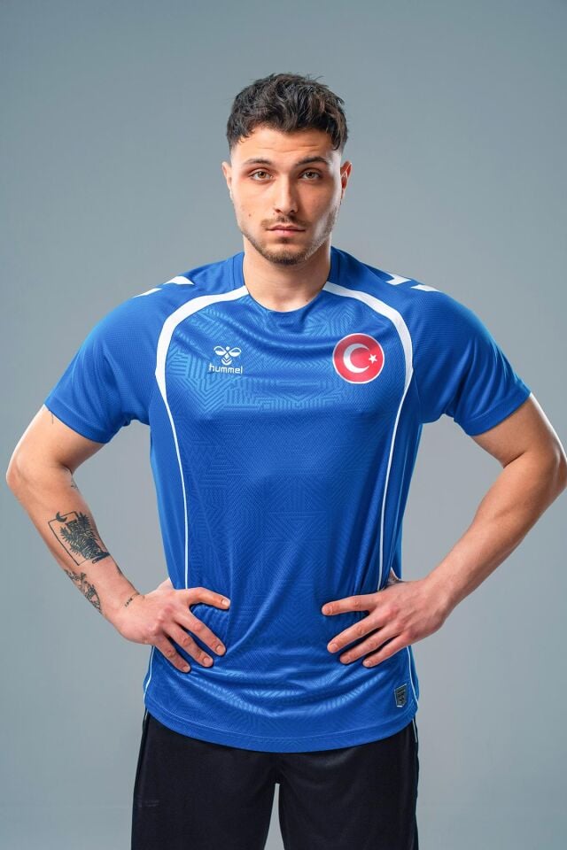 Hummel Target Milli Takım Antrenman Tişört Sax