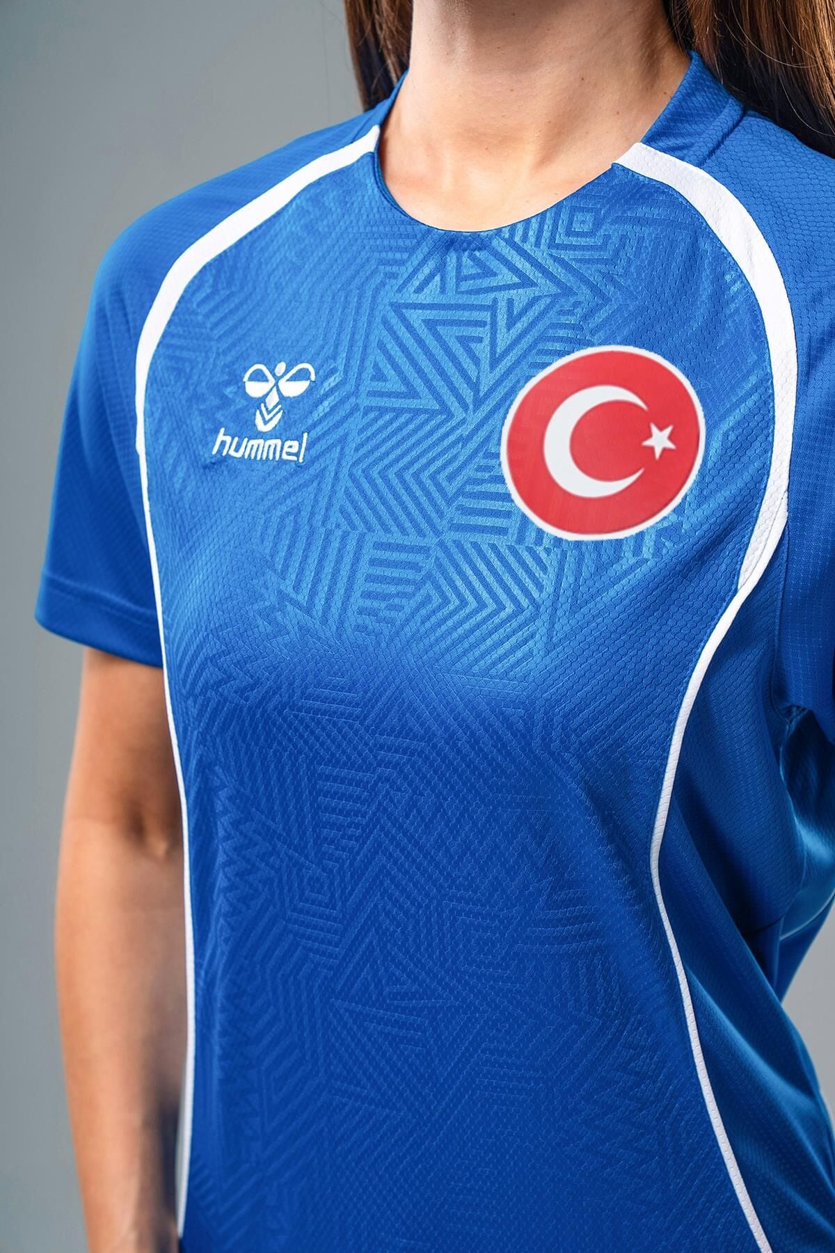 Hummel Target Milli Takım Antrenman Tişört Sax