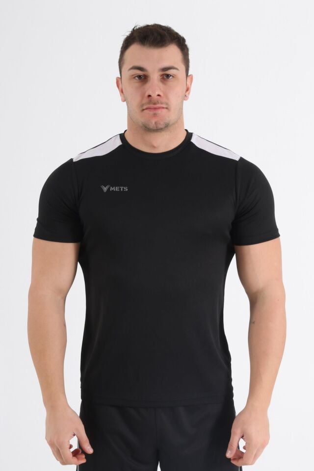 Mets Strike Antrenman T-Shirt Siyah Erkek