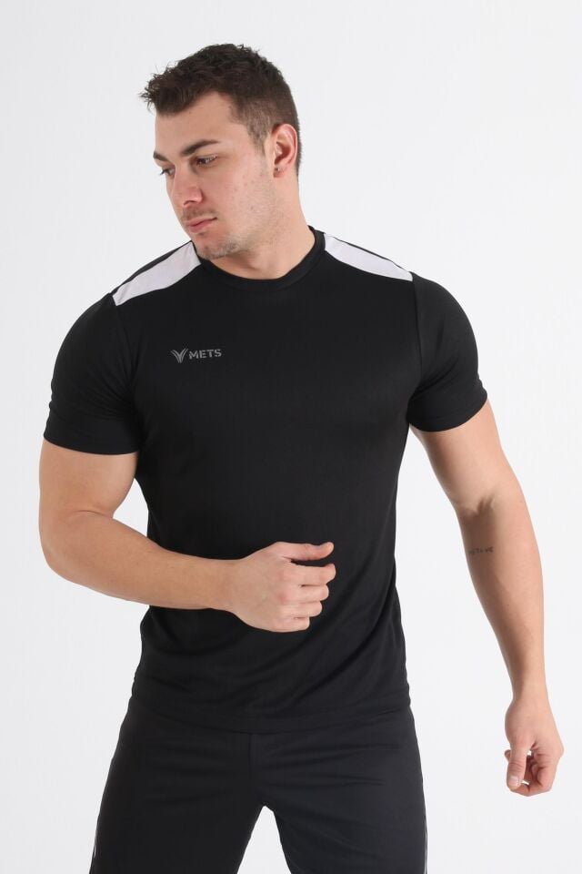 Mets Strike Antrenman T-Shirt Siyah Erkek
