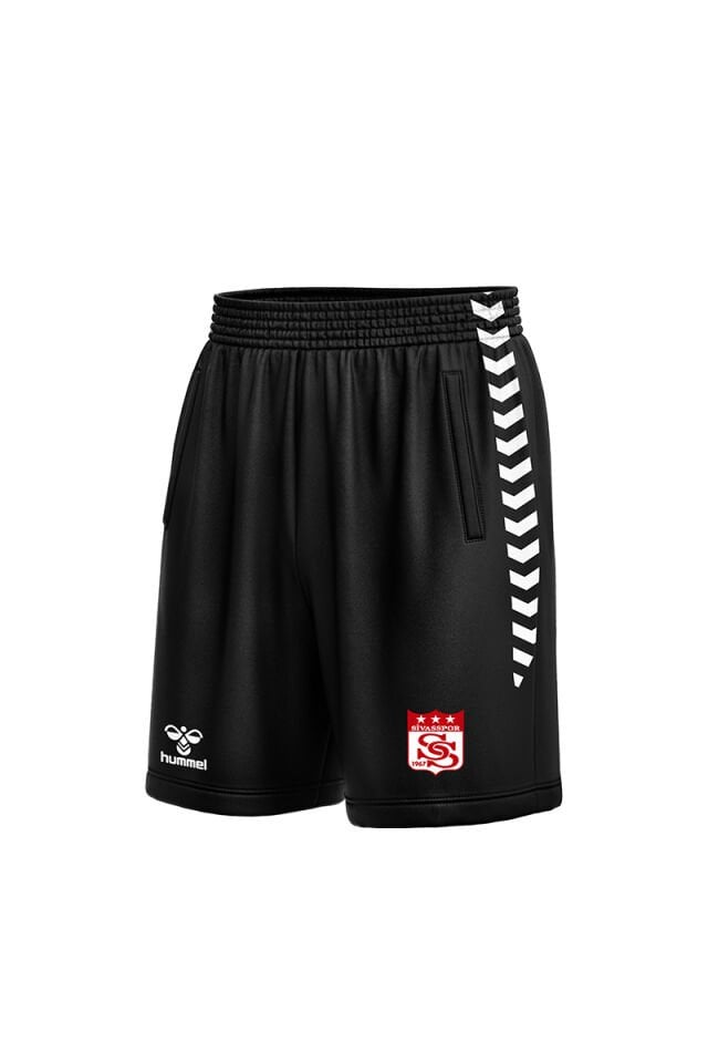 Otantik Sivasspor Cepli Kamp Şortu Siyah